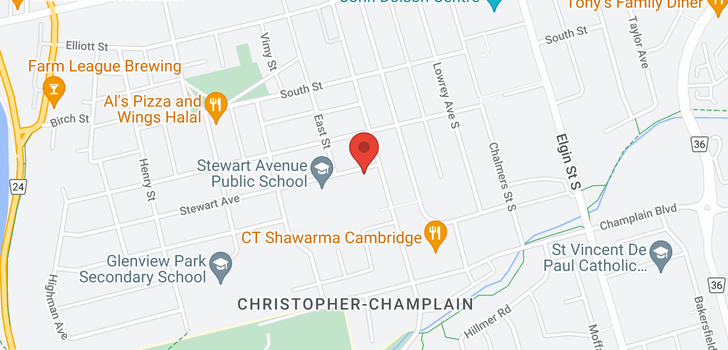 map of 155 STEWART Avenue